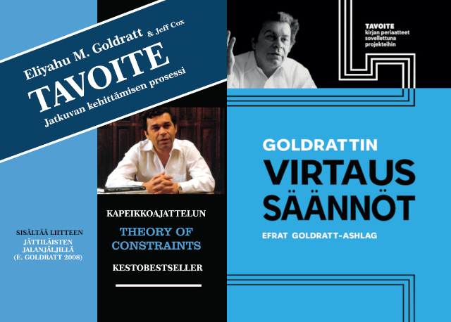 Tavoite- ja Goldrattin Virtaussäännöt -kirjat verkkokaupasta